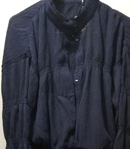 Choosy Navy Romantic blouse